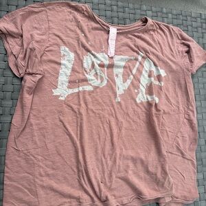 Magnolia Pearl Mauve Love Graphic Tee